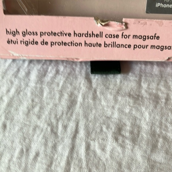 Kate Spade: Pink iPhone 14 Pro Phone Case- Iridescent- high gloss- 10 ft drop - Picture 12 of 16